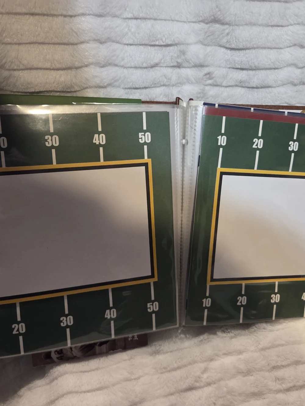 Nib Football Themed Scrapbook
